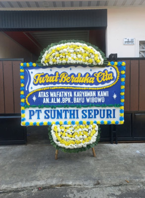 Papan Bunga Duka di Pringgokusuman